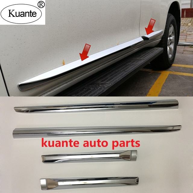 product-1-1 Toyota car body parts chrome body side doors molding for prado 2018