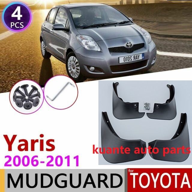 Toyota yaris mud guards replacement