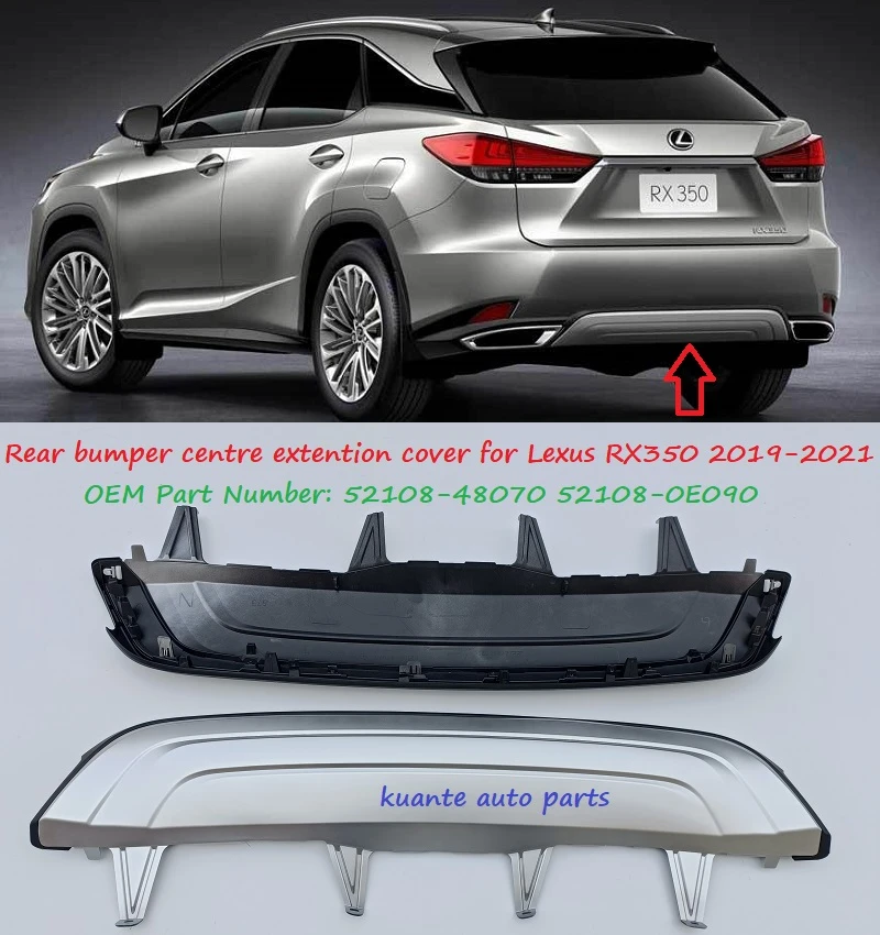 rear bumper guard for RX350 2019 rear bumper guard for RX350 2019