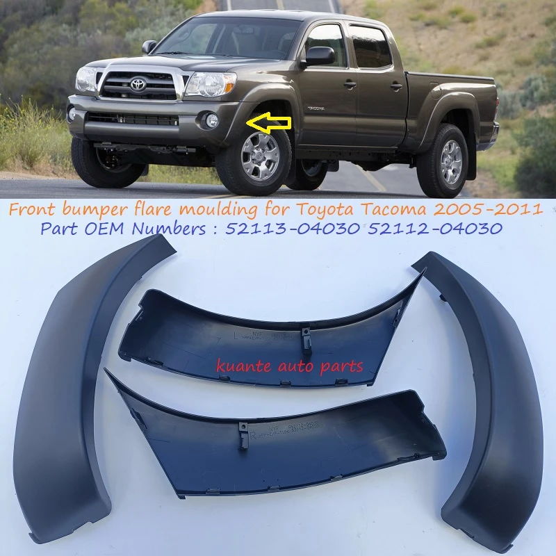 product-800-800 Tacoma 2005 front bumper flare moulding