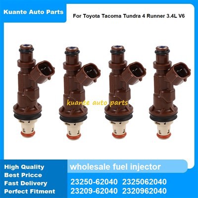 Inyector de combustible al por mayor 23250-62040 23209-62040 para Toyota Tacoma Tundra 4 Runner 3.4L V6