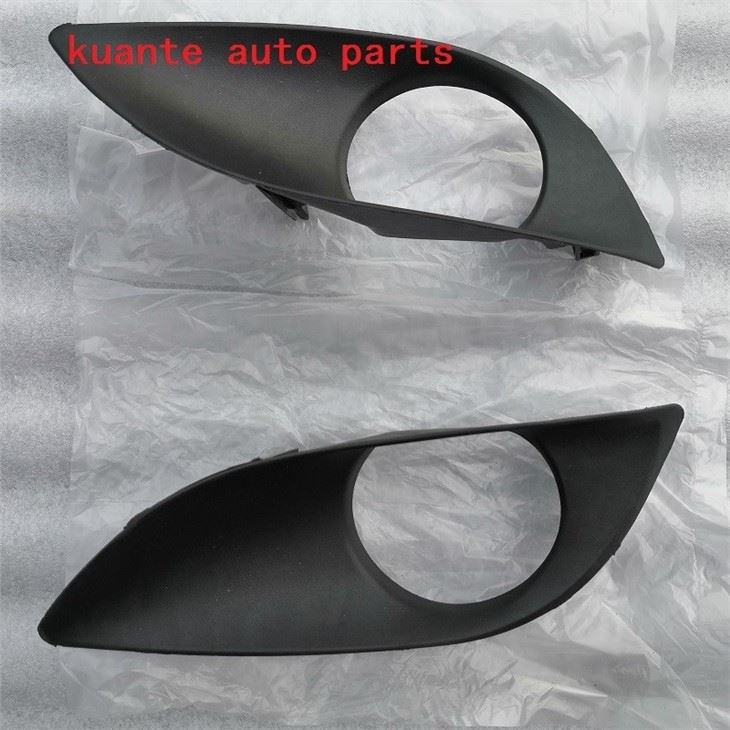 black fog light cover