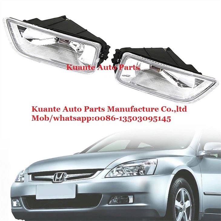 Reemplazo rectangular de luces antiniebla para Honda Accord 2003-2007 33901-SDA-H01 33951-SDA-H01