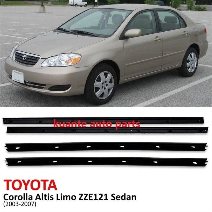 Replacement corolla automotive felt window seal weatherstrip for Toyota corolla 2003-2007