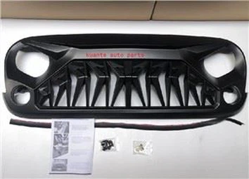 Jeep Grilla delantera para 2007-2018 Jeep Wrangler Rubicon Sahara Jk 2 y 4 puertas