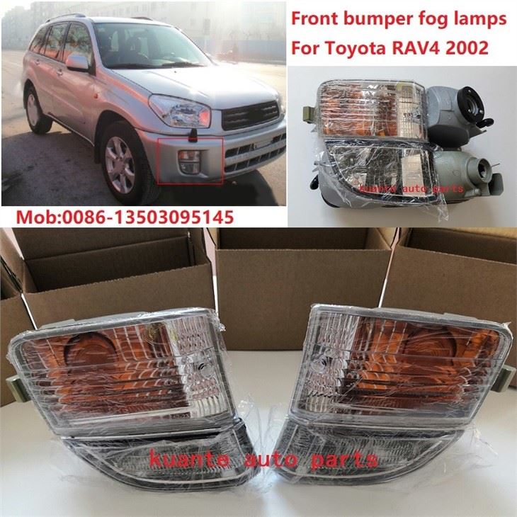 Toyota RAV4 2002 amber Front Fog Lamp Turn signal lights