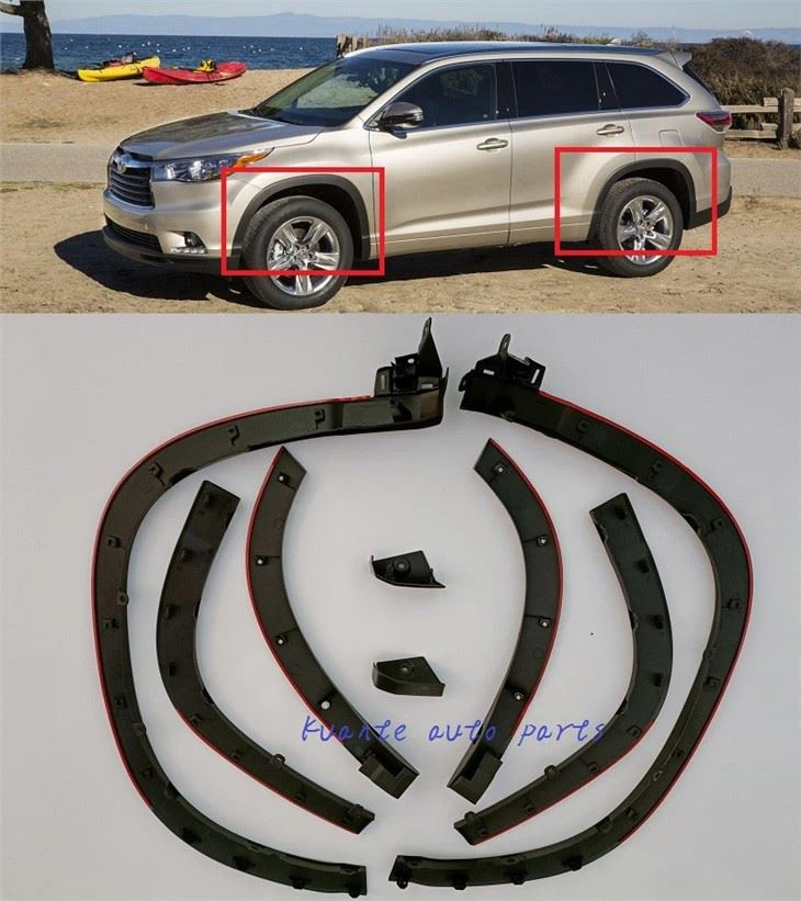 Toyota highlander fender flare moulding