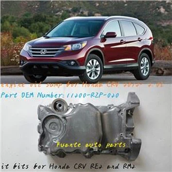 Cárter de aceite del motor del coche CRV 2012
