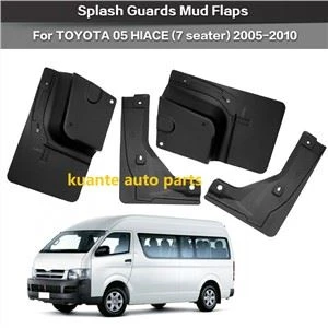 Guardabarros de goma para neumáticos de automóviles Toyota Hiace Guardabarros
