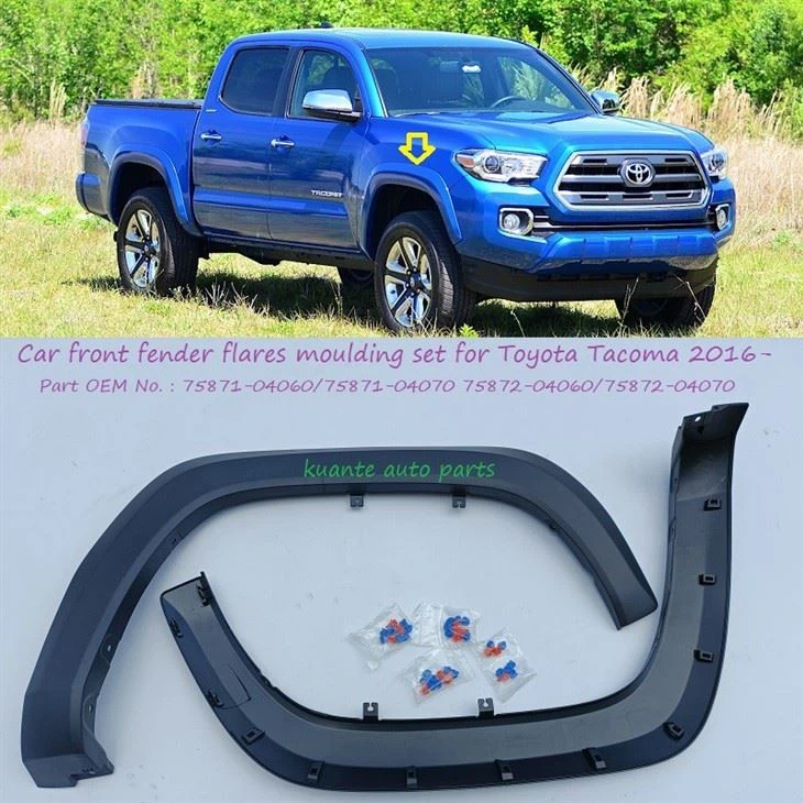 Tacoma 2016 front fender flare moulding