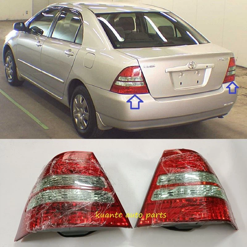 Luces traseras para Toyota Corolla 2002-2004 NZE121 212-19G1 81550-1E240 81560-1E200